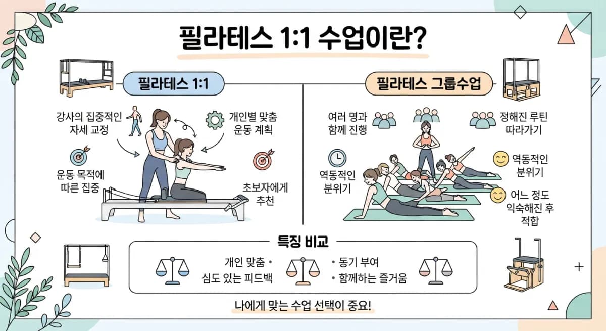 필라테스 1:1 수업이란?